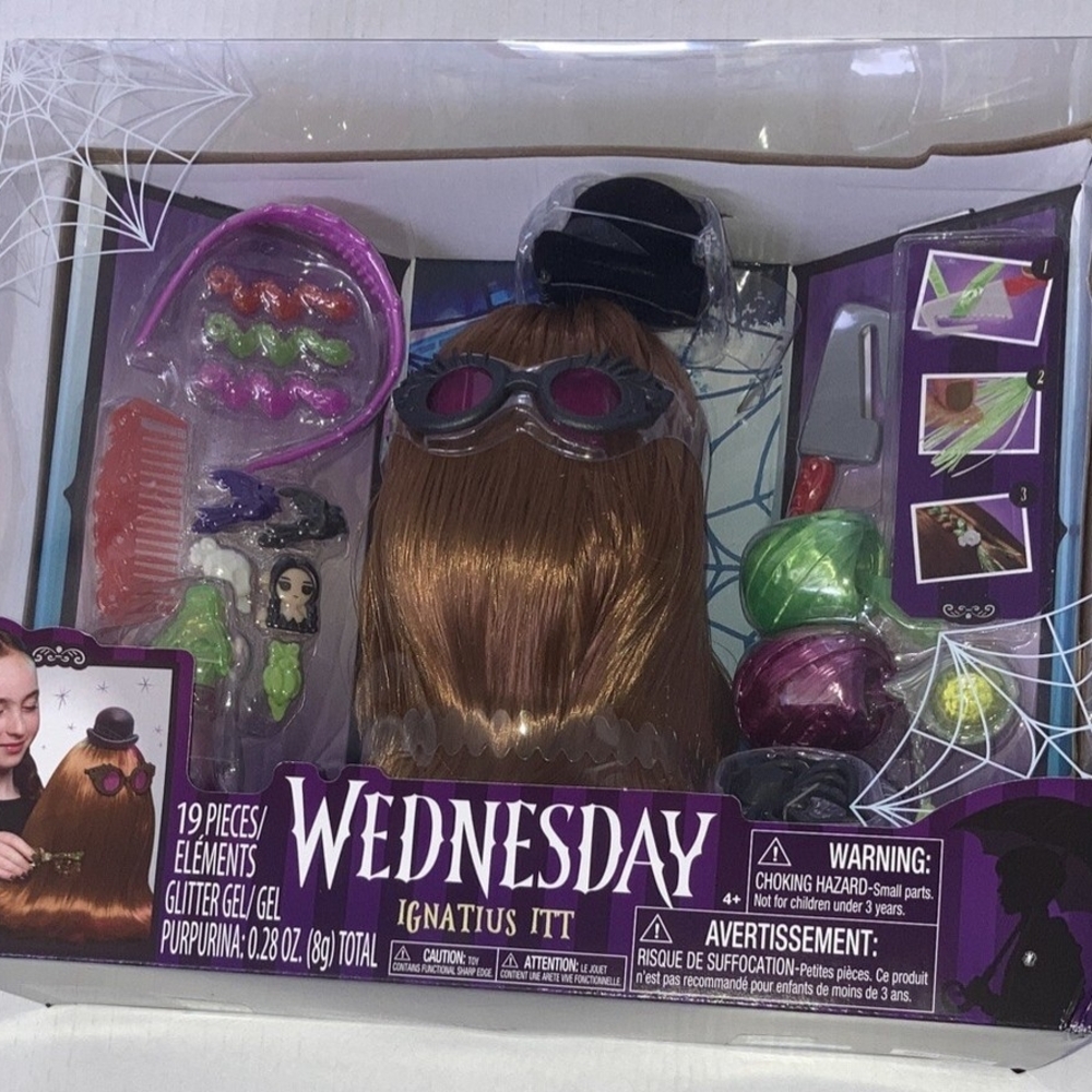 Wednesday Ignatius Itt Doll Styling Set - Brown and Purple